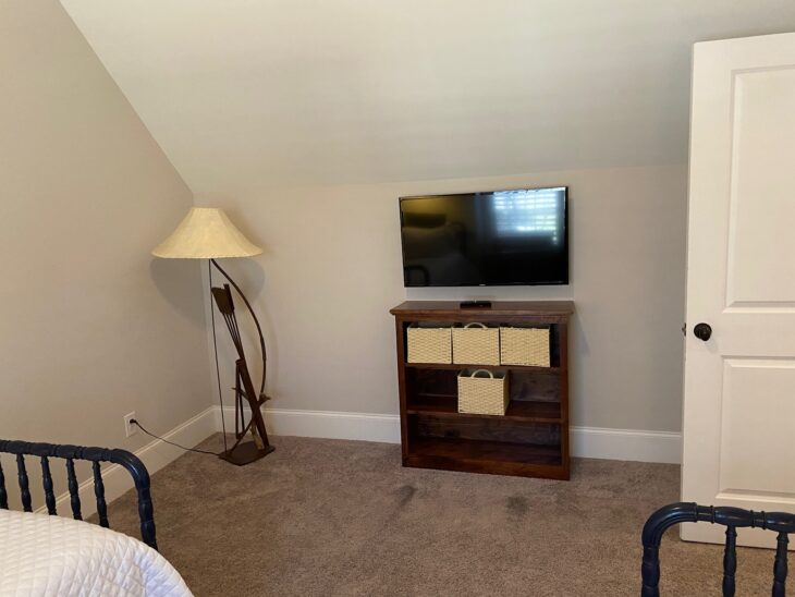 TV in all four bedrooms