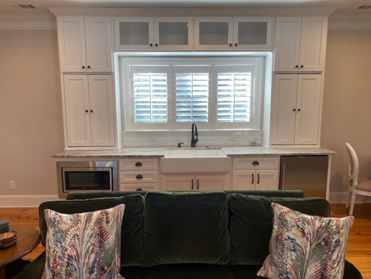 Wet Bar with Mini Fridge